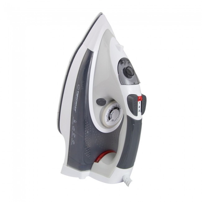 Esperanza CHINO Dry & Steam iron Ceramic soleplate 2400 W Black, Grey, White Esperanza CHINO Dry & Steam iron Ceramic soleplate 2400 W Black, Grey, White