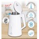 Adler AD 1345 electric kettle 1.7 L 1850 W White