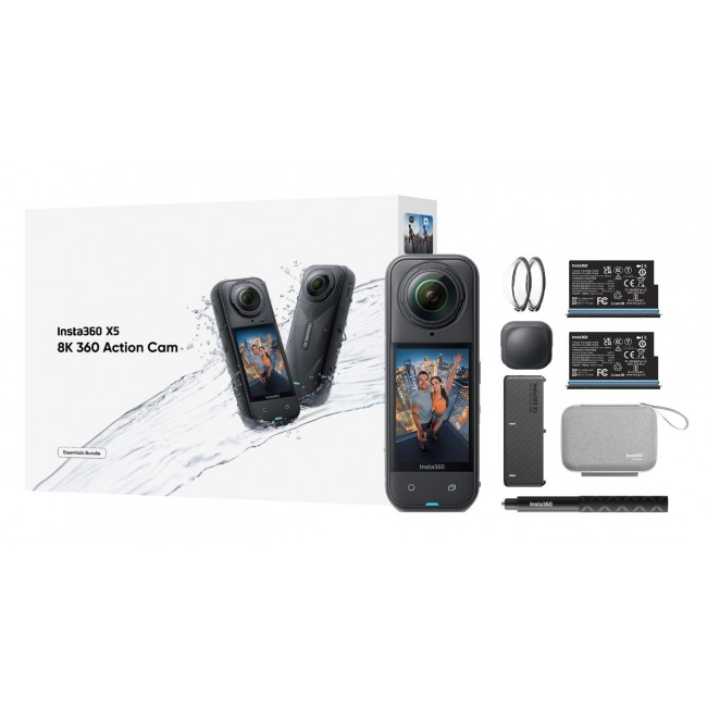 Insta360 X5 Bundle action sports camera 72 MP 8K Ultra HD 25.4 / 1.28 mm (1 / 1.28
