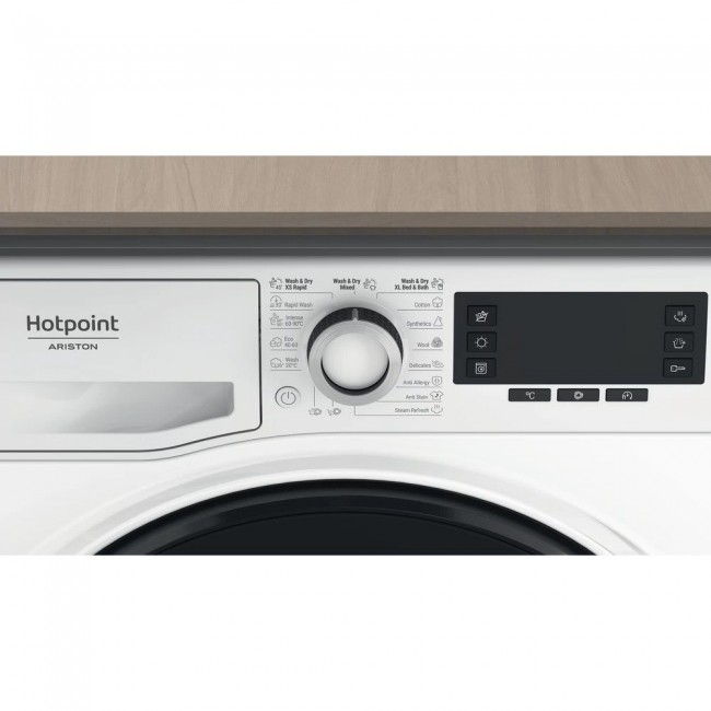 Hotpoint NDD 11725 DA EE washing machine Front-load 11 kg 1600 RPM White Hotpoint NDD 11725 DA EE washing machine Front-load 11 kg 1600 RPM White