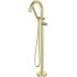 Freestanding bath tap with shower set