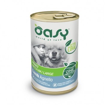 OASY One Protein Adult Medium/Large Lamb - wet dog food - 400g