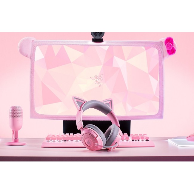 Razer Kraken Kitty V3 X Headset Wired Head-band Gaming USB Type-A Pink