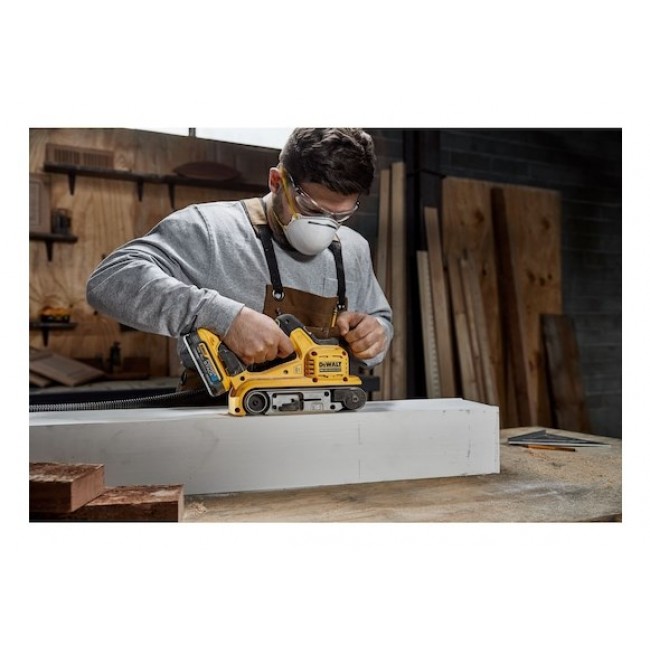 DeWALT DCW220NT-XJ portable sander Belt sander Black, Yellow