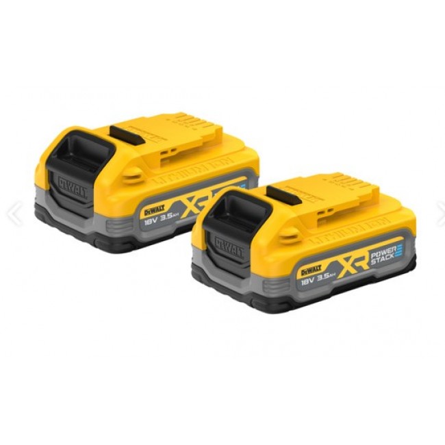 DEWALT AKUMULATOR 18V 3,5Ah POWERSTACK DCBP318 2szt. DEWALT AKUMULATOR 18V 3,5Ah POWERSTACK DCBP318 2szt.