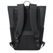 Rivacase Eden backpack Roll top backpack Black Polyester, PU leather