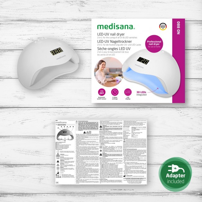 Medisana ND 880 UV/LED nail lamp White