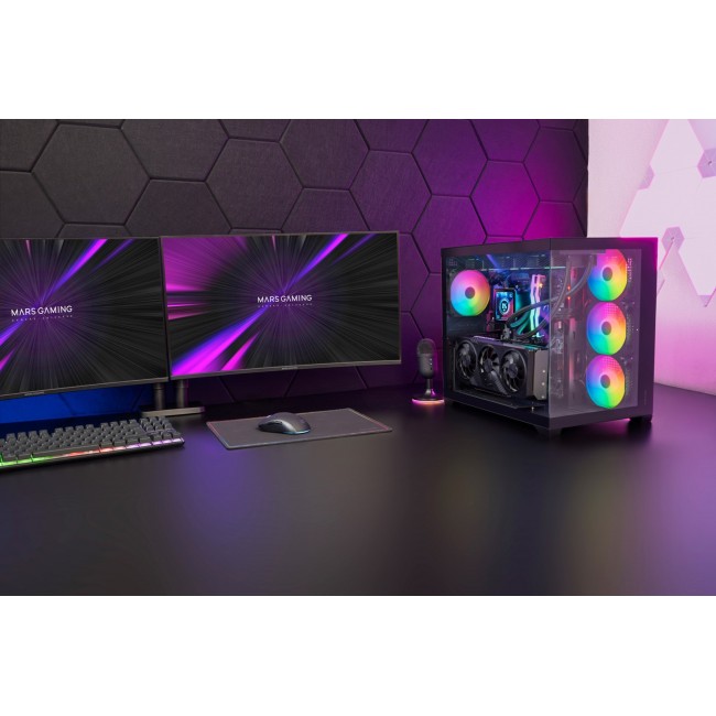 Mars Gaming MCV5 computer case Midi Tower Black