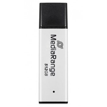 MediaRange MR1904 USB flash drive 512 GB USB Type-A 3.2 Gen 1 (3.1 Gen 1) Black, Silver