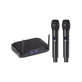 Soundsation WF-U216HH-A1 - podw jny system bezprzewodowy UHF 520-550 MHz, 2 mikrofony ręczne