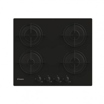 Candy CVW6BB hob Black Built-in 59.5 cm Gas 4 zone(s)