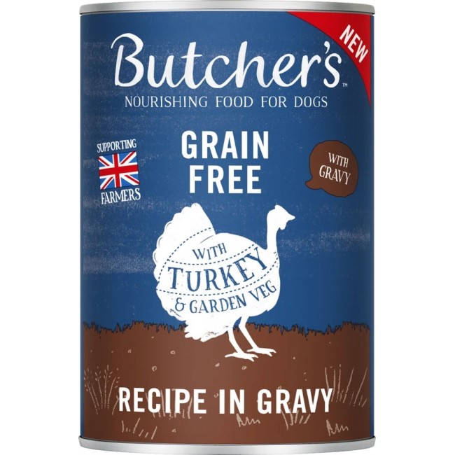 BUTCHER'S Original Mega pack mix with vegetables in gravy- wet dog food - 6 x 400g