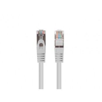PATCHCORD CAT.6 FTP 1M GREY FLUKE PASSED LANBERG 10-PACK
