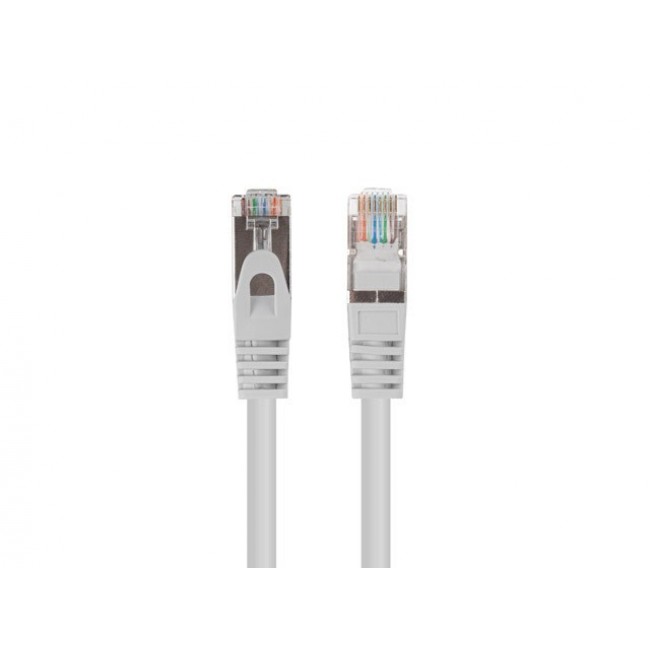 PATCHCORD CAT.6 FTP 1M GREY FLUKE PASSED LANBERG 10-PACK