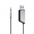 Savio TR-16 Transmitter AUX adapter with hands-free function, Bluetooth 5.3, Google Assistant/Siri Savio TR-16 Transmitter AUX adapter with hands-free function, Bluetooth 5.3, Google Assistant/Siri