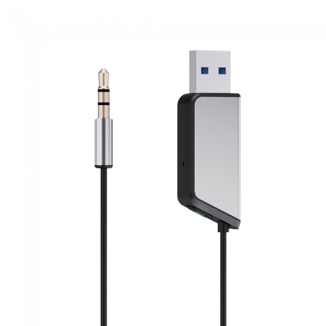 Savio TR-16 Transmitter AUX adapter with hands-free function, Bluetooth 5.3, Google Assistant/Siri Savio TR-16 Transmitter AUX adapter with hands-free function, Bluetooth 5.3, Google Assistant/Siri