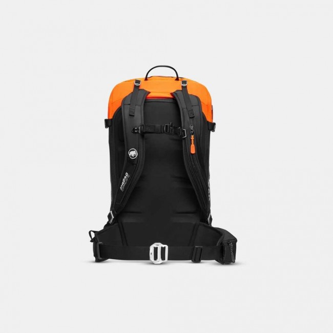 Mammut Pro 35 Removable Airbag 3.0 backpack Sports backpack Black, Orange EVA (Ethylene Vinyl Acetate), Recycled polyester Mammut Pro 35 Removable Airbag 3.0 backpack Sports backpack Black, Orange EVA (Ethylene Vinyl Acetate), Recycled polyester