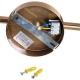 Activejet SPECTRA double gold ceiling wall lamp strip spotlight GU10 for living room Activejet SPECTRA double gold ceiling wall lamp strip spotlight GU10 for living room