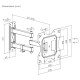 Maclean MC-700N TV Monitor Wall Mount Universal max VESA 200x20 23 Maclean MC-700N TV Monitor Wall Mount Universal max VESA 200x20 23