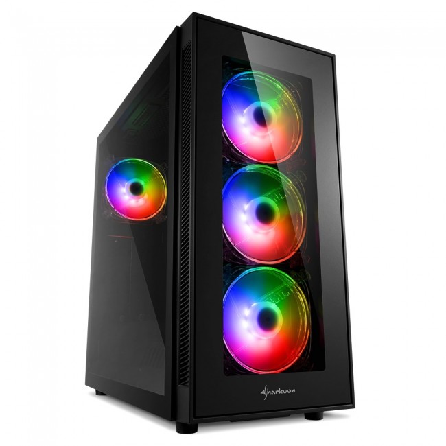Sharkoon TG5 Pro RGB Midi Tower Black Sharkoon TG5 Pro RGB Midi Tower Black