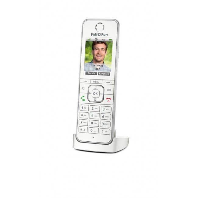 FRITZ!Fon C6 DECT telephone Caller ID White FRITZ!Fon C6 DECT telephone Caller ID White