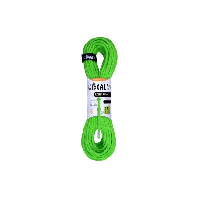 Opera unicore rope 8.5mm 60m golden dry-green BEAL