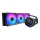 Cooler Master MasterLiquid Atmos II 360 LCD Black Processor Liquid cooling kit 12 cm 1 pc(s)