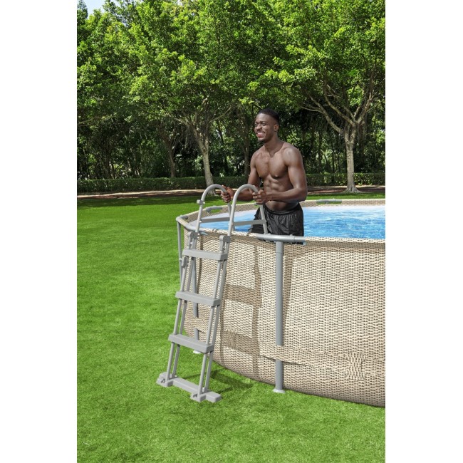 Bestway Flip & Lock Above Ground Pool Ladder 1.07 m
