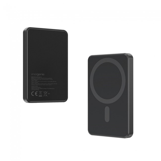 Gembird PB05-WPC15M-01 Magnetic wireless powerbank 15 W, 5000 mAh, black