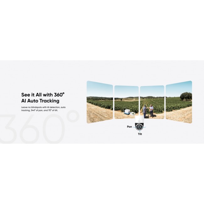 Anker Eufy 4G LTE S330 Outdoor Camera With Solar Panel T86p2321 white Anker Eufy 4G LTE S330 Outdoor Camera With Solar Panel T86p2321 white