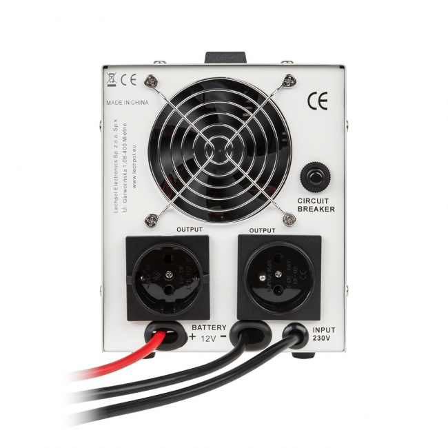 KEMOT PROsinus-500 emergency power supply a pure sine wave inverter with a 12V charging function, 230V, 500VA/300W