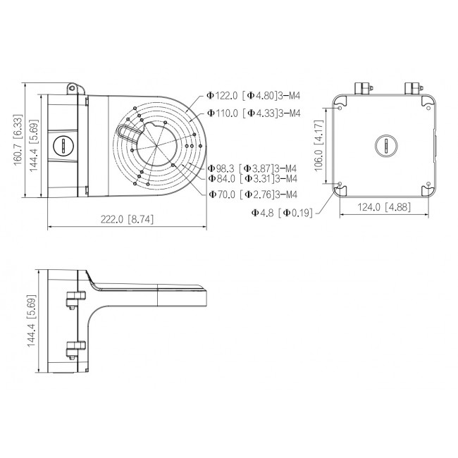 Camera Mount PFB206W Camera Mount PFB206W