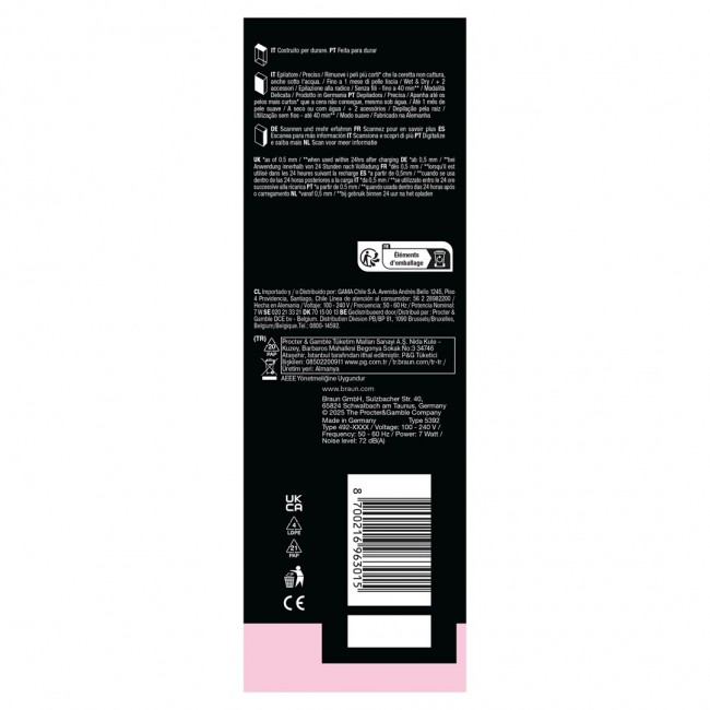Braun Silk- pil 5 Silk-epil 5 SE 5-011 28 tweezers White