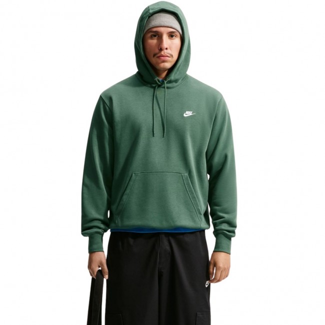 Bluza męska Nike Club FT PO Hoodie zielona FN3866 323 L