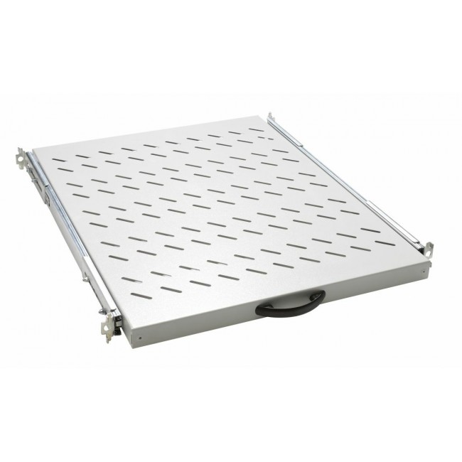 Equip Sliding Shelf 19', 1U, 800MM, Grey