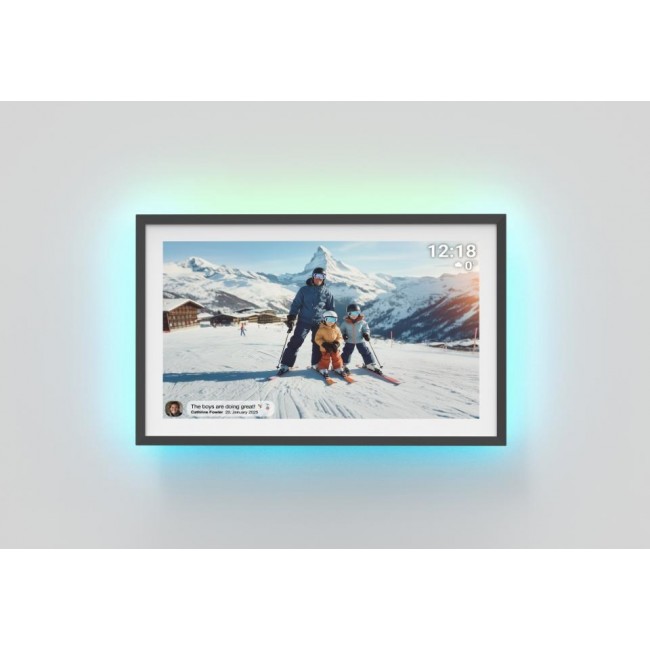 Denver PFF-1081 digital photo frame Black 25.6 cm (10.1