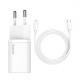 Baseus TZCCSUP-B02 mobile device charger Universal White AC Fast charging Indoor Baseus TZCCSUP-B02 mobile device charger Universal White AC Fast charging Indoor