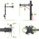 Techly ICA-LCD 503BK2 monitor mount / stand 68.6 cm (27 Techly ICA-LCD 503BK2 monitor mount / stand 68.6 cm (27