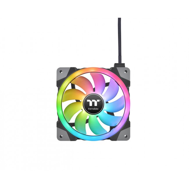 Thermaltake SWAFAN EX12 RGB PC Cooling Fan TT Premium Edition Computer case Air cooler 12 cm Black 3 pc(s) Thermaltake SWAFAN EX12 RGB PC Cooling Fan TT Premium Edition Computer case Air cooler 12 cm Black 3 pc(s)