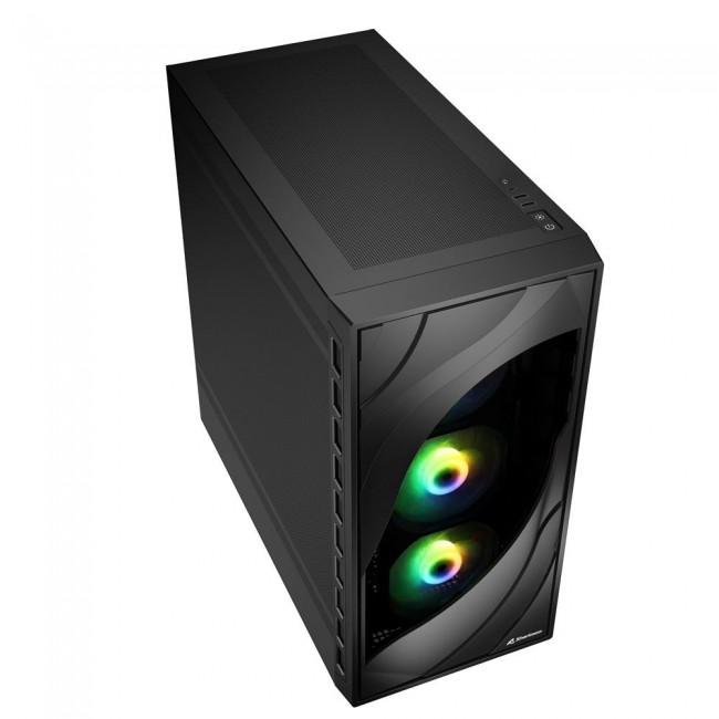 Sharkoon REBEL C80M RGB Midi Tower Black Sharkoon REBEL C80M RGB Midi Tower Black