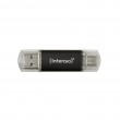 Intenso Twist Line USB flash drive 256 GB USB Type-A / USB Type-C 3.2 Gen 1 (3.1 Gen 1) Anthracite