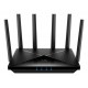 Cudy WR11000 wireless router 2.5 Gigabit Ethernet Tri-band (2.4 GHz / 5 GHz / 6 GHz) Black