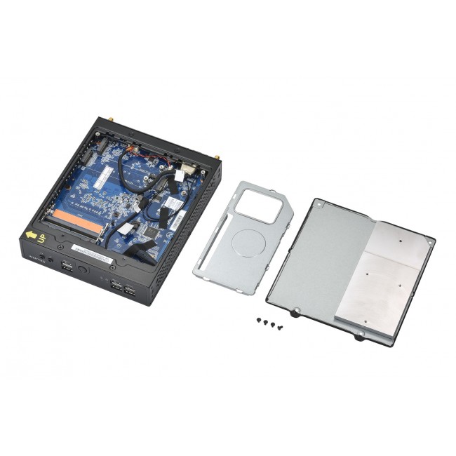 Shuttle XPC slim Barebone DS50U3, Intel i3-1315U, 2x LAN (1x 2.5Gbit ,1x 1Gbit), 1xCOM,1xHDMI,1xDP, 1x VGA, fanless, 24/7 permanent operation