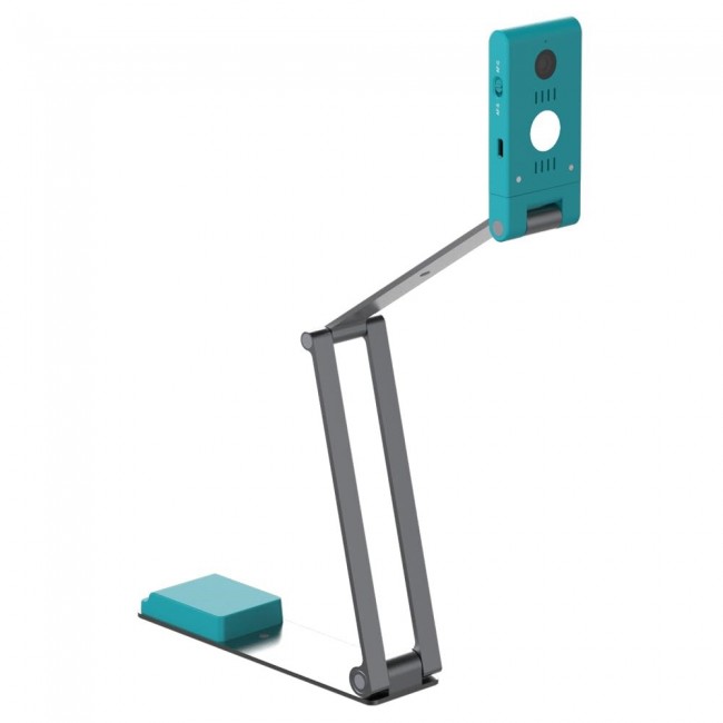 I.R.I.S. IRIScan Visualizer 7 + Readiris Dyslexic 2.0 Overhead scanner 4160 x 3120 DPI A3 Arctic blue, Silver