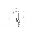 PYRAMIS BELLO DUO granite grey concrete mixer