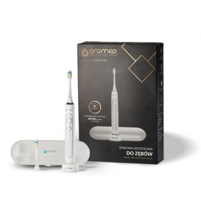 OROMED ORO-SONIC NEXT WHITE white sonic toothbrush