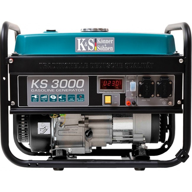 K NNER & S HNEN GASOLINE GENERATOR/GENERATOR 2.6KW 230V KS 3000