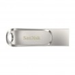 SanDisk Ultra Dual Drive Luxe USB flash drive 64 GB USB Type-A / USB Type-C 3.2 Gen 1 (3.1 Gen 1) Stainless steel SanDisk Ultra Dual Drive Luxe USB flash drive 64 GB USB Type-A / USB Type-C 3.2 Gen 1 (3.1 Gen 1) Stainless steel