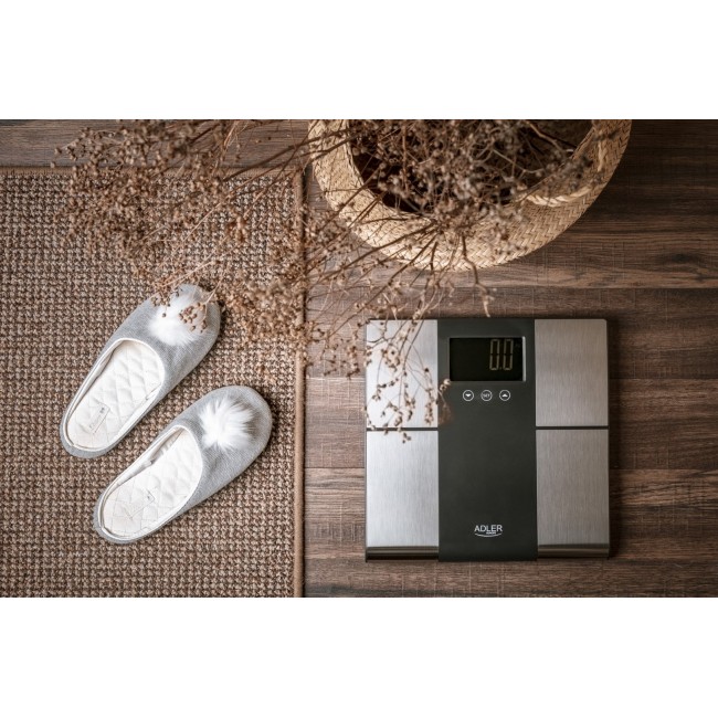 Adler AD 8165 personal scale Rectangle Black, Grey Electronic personal scale Adler AD 8165 personal scale Rectangle Black, Grey Electronic personal scale