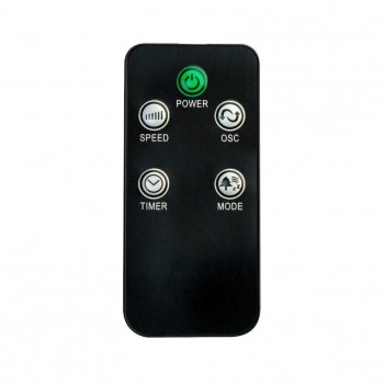 VOLTENO FLOOR FAN BLACK+ REMOTE CONTROL+DISPLAY 40cm